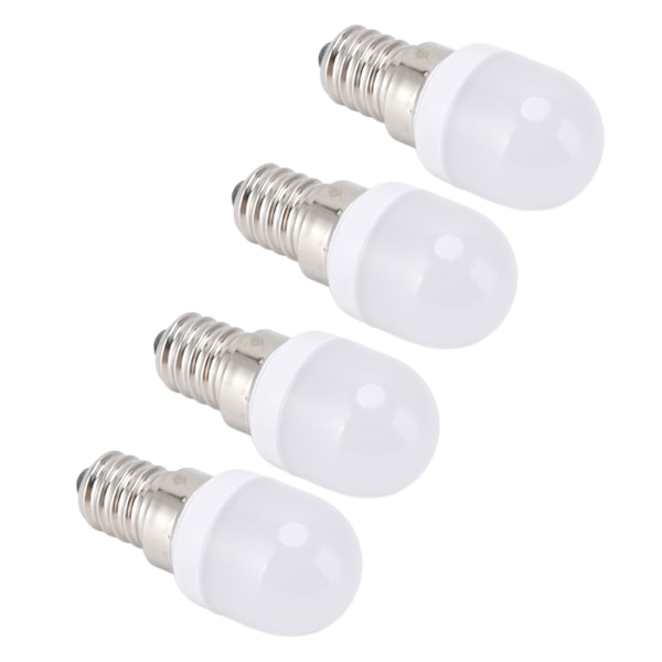 10 stk E14 lyspære i rustfritt stål 1,5W 220V LED-pære for lysekrone takskap veggbordlamper varmt hvitt lys