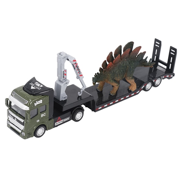 1:50 Dinosaur Trailer Legetøj Legering Dinosaur Truck Carrier Model Legetøj til Børn Voksne