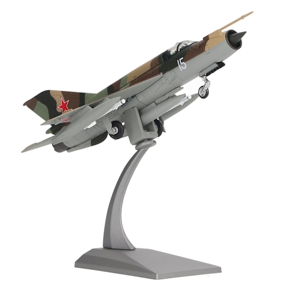 1:72 Gjutmodell av flygplan med displaystativ Hög simulering Kompakt legering Flygplan Jaktmodell