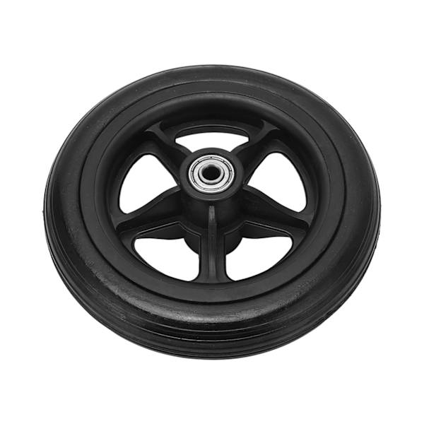Rullstols Hjul 163mm PU Lågt Brus Walker Caster Reservdel för Rollator Vagn