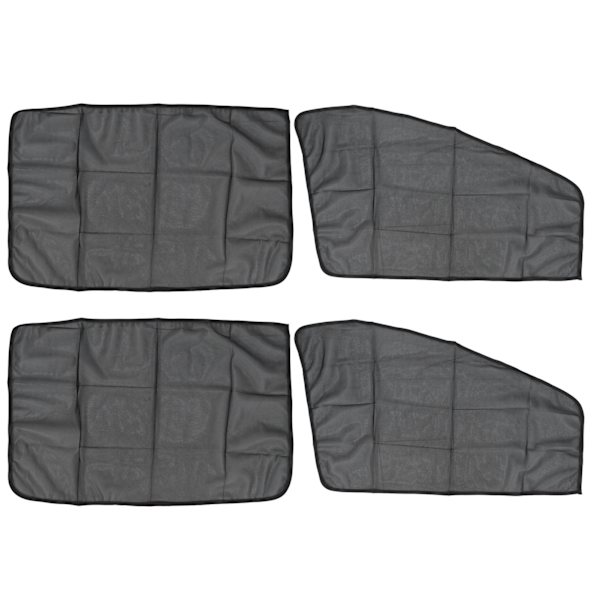 4 stk. Magnet Solskærm Universal UV-beskyttelse Bil Side Forrude Bagrude Gardin