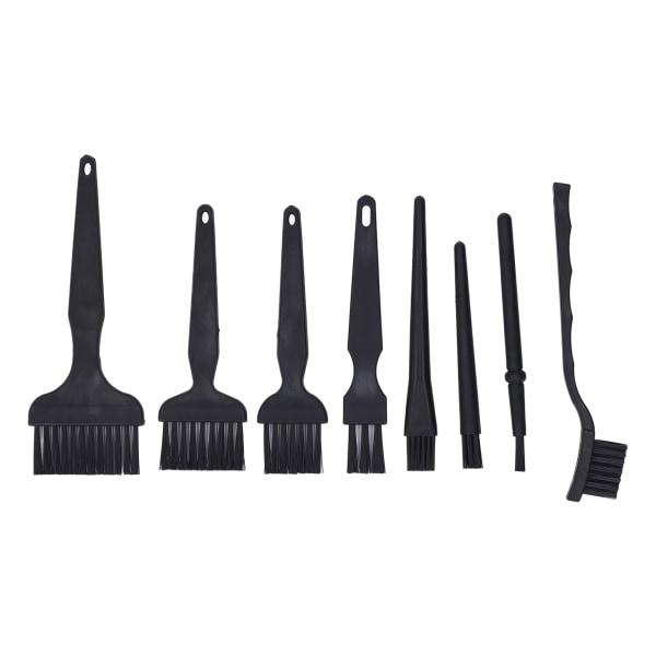 8Pcs Non Static Brushes Portable Plastic Handle ABS Electronics Computer Keyboard Cleaning Brush Kit