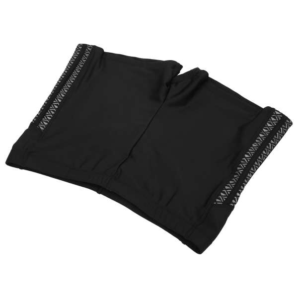 Badshorts Polyester Andas badbadkläder Beach Mjuka shorts för män BlackXXL