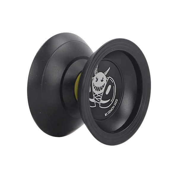 Yo Toy 2 Rotasjonsmoduser String Trick De-stressende Uresponsive Yo-yo med Kulelager for Barn Mørk Svart