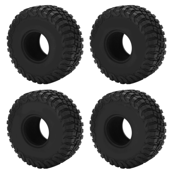 4st 120mm RC Däck Flexibla Stark Dämpning Prestanda Lätt Vikt Universella Fjärrkontroll Biltillbehör