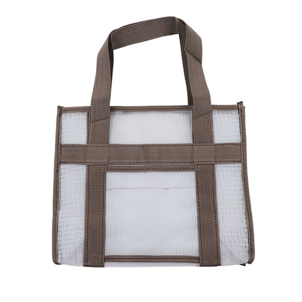 Bærbar Mesh Oxford Stoff Bag Stor Kapasitet Barn Shell Holding Bag for Utendørs Strand Basseng M
