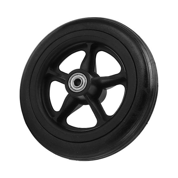 Rullstols Hjul 163mm PU Lågt Brus Walker Caster Reservdel för Rollator Vagn