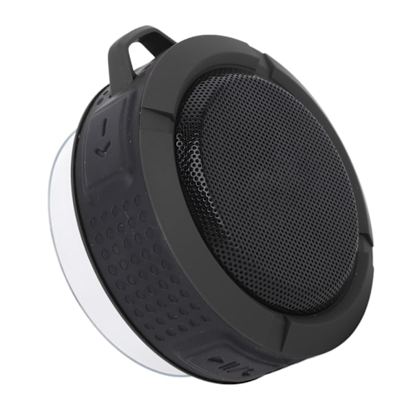 Imukuppi Bluetooth-kaiutin 3.7v 500mah IP65 Vedenkestävä Kannettava Langaton Kaiutin Kylpyhuoneeseen Ulkokäyttöön Musta