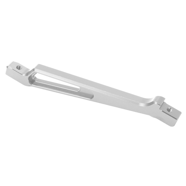 Alumiiniseos etuohjauslevyn tukirungon kannatin ARRMA SENTON 1/10 varten TYPHON 1/8 varten KRATON 6S 1/8 Silver
