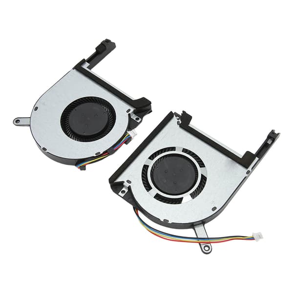CPU GPU Køleventilator 4 Pin God Varmeafledning Laptop Køleventilator til Asus TUF Gaming FX505DU til FX505DY til FX505DD CPU GPU Ventilator