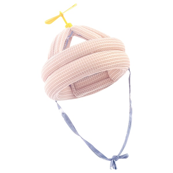 Babysikkerhedshjelm Forebygger Fald Blød Justerbar Toddler Hovedbeskyttelseshat til Krybning Gang Bamboo Dragonfly Beige