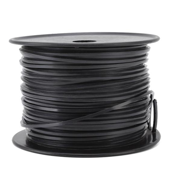 3,3 mm/0,13 tommer firkantet snor trimmer line høj effektivitet nylon sort græs trimmer line udskiftning til Husqvarna 100m/328,1ft