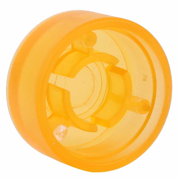 4 st plast elektrisk gitarr effekt pedal fot spik knopp musikinstrument tillbehör (orange)