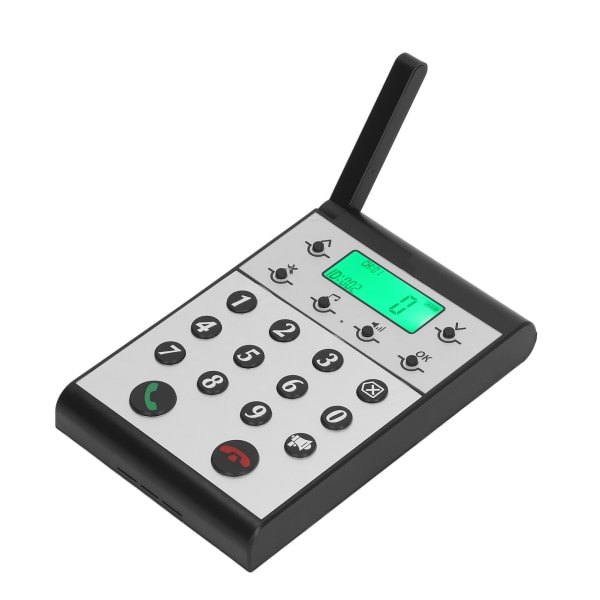 Trådløs dørtelefon 1000m afstand klar opkald intelligent netværk håndfri dørtelefon system vært sort