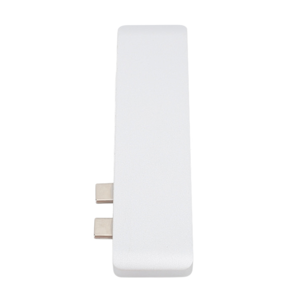 Dockningsstation 10Gbps 5Gbps USB3.0 Gränssnitt Minneskortläsare Lättviktig Portabel Typ C Hubb för MacBook Silver