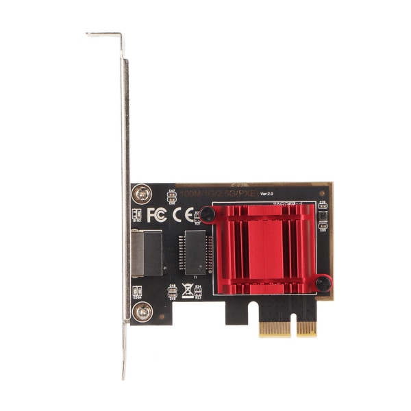 2,5G PCIe-netværksadapter 10 100 1000 2500 Mbps RJ45-port RTL8125B Chip PCIe-netværkskort til Win Computer Office Gaming