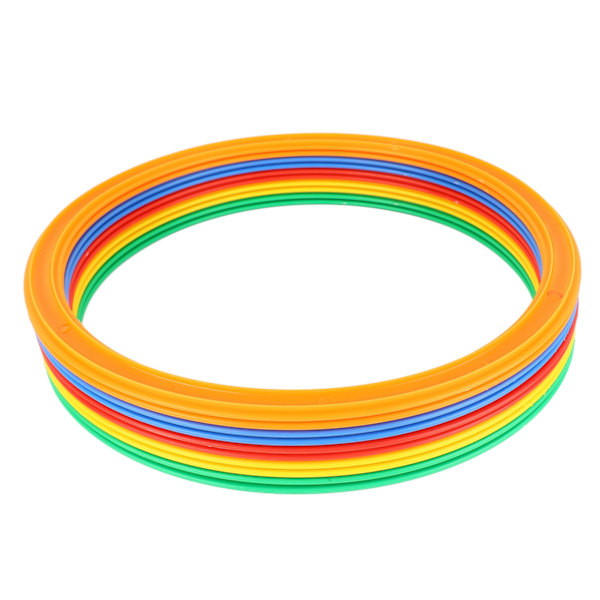 Børnesports Speed Ring Sæt 10 Ringe 10 Spænder Øget Agility Udendørs Ringe Legetøj M 28cm