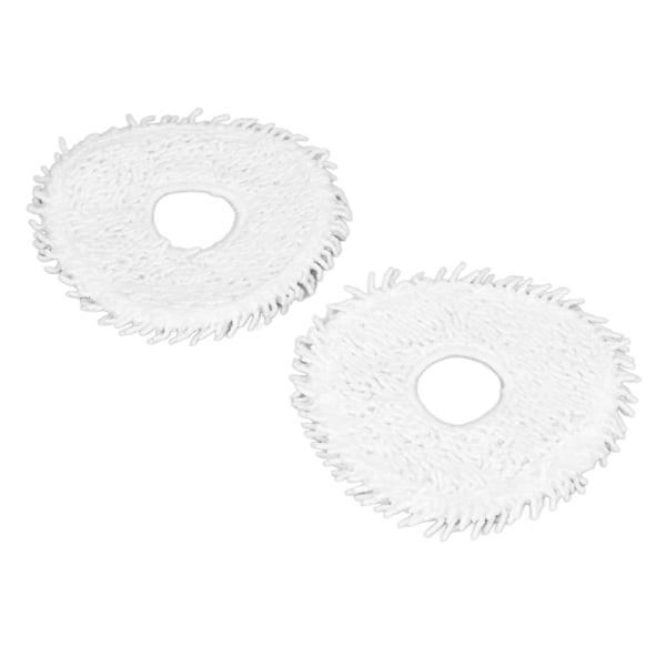 2 stk. Fibermoppklut reservedeler for feie- og dra-integrert robot