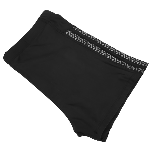 Badshorts Polyester Andas badbadkläder Beach Mjuka shorts för män BlackXXL