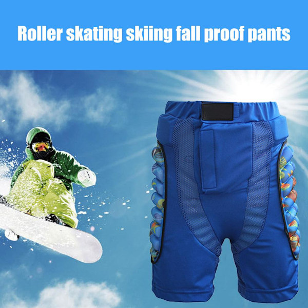 Vadderade shorts för barn, höftskydd EVA-shorts, skyddsutrustning för skridskoåkning, skidåkning, skateboardåkning, snowboardåkning