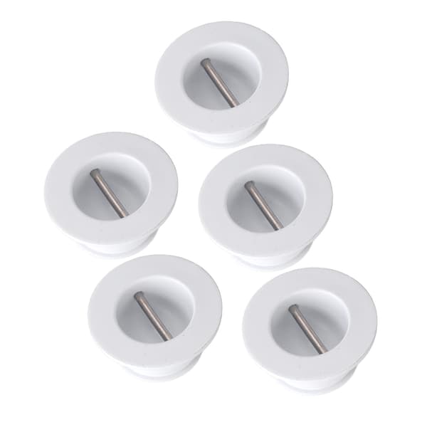 5 stk. Surf Leash Plug Erstatning Rundt Surfebrett Longboard Kopp Plug for Reparasjon