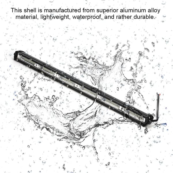 180W Universal 60 LED Bil Båt Arbeidslampe Bar Kjørelys
