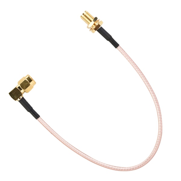 SMA koaksial RF-kabel SMA hunn til rett vinkel SMA hann RF koblingskabel 20 cm