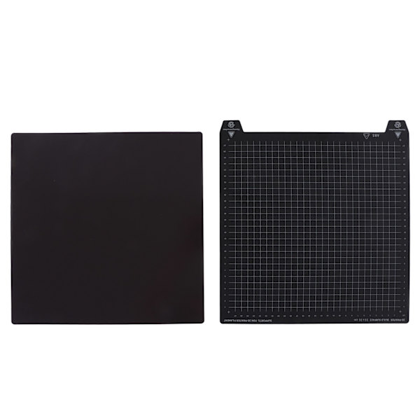 Fjedrende stål byggeplade 2-sidet PLA ABS printbar magnetisk fleksibel 3D-printning fjedrende stålplade 310 x 310mm