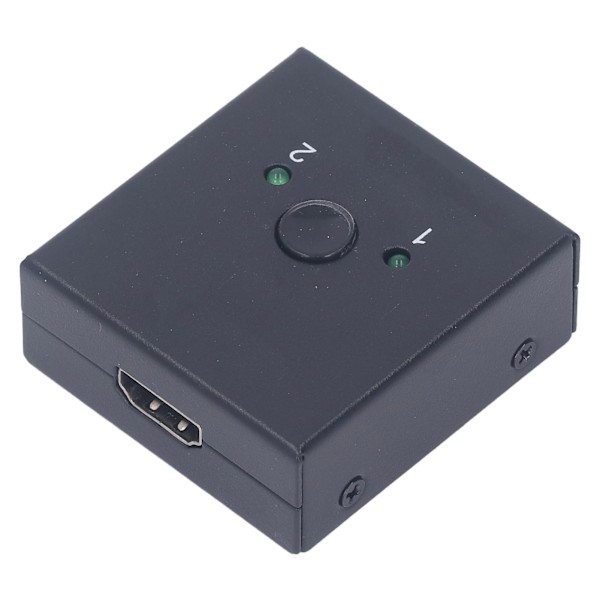 4K HD Switcher 2 In 1 Out Bi-suuntakytkin Plug and Play Metal Shell HD Multimedia Switcher TV DVD-soittimelle