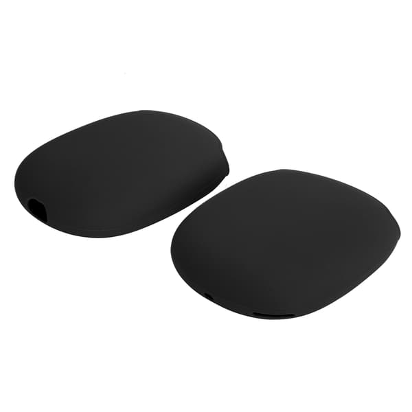 Silikon Bluetooth Headsetfodral Dammtätt Stötsäkert Skyddsfodral för IOS Earphone Max Svart