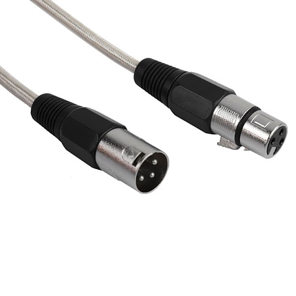 Högkvalitativ XLR mikrofonkabel hane till hona Ljudmikrofonkabel (10 m)
