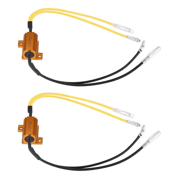 25W 6.8Ω Motorcykel LED Blinklys Indikator Lys Belastningsmodstand Fejl Flash Fix Controller
