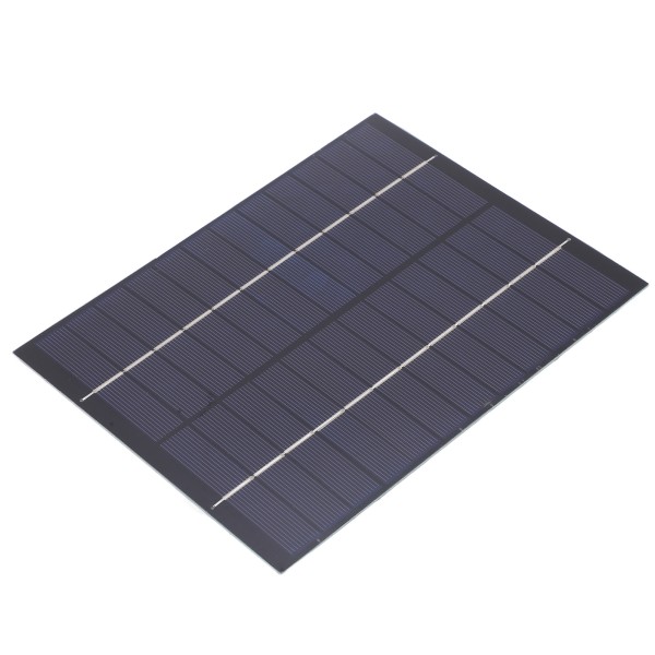 5.2W 12V Mini Solpanel Polykrystallinsk Silicium Solar DIY Modul System 5521DC Output