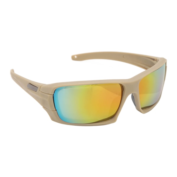 Sportssolbriller Slagfaste vindtætte briller Udendørs cykling og vandresportsbriller Khaki