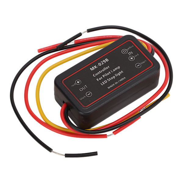 LED Stoppljuskontroller IP65 Vattentät 12V‑30V ABS Stroboskopmodul för Bakbromslampa MK-029B