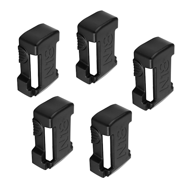5 stk. batterimonteringsholderstativstativ batteritibehør passer til Milwaukee m18 18VBlack