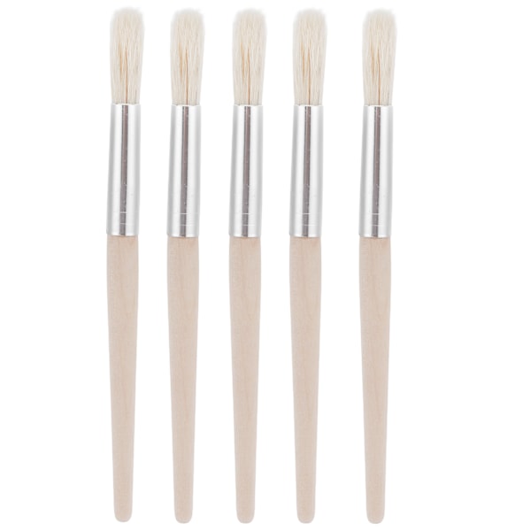 5Pcs Coffee Grinder Cleaning Brush Wood Handle Cleaning Tool Coffee Utensil Accessories