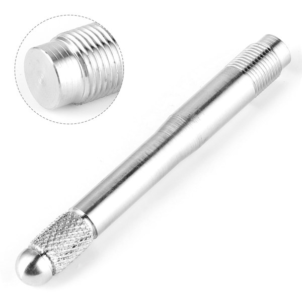 Dækpositioneringsstift Hjulmontering Fjernelse Justeringsværktøj Møtrik Bolt Ører M14x1.25 Universal Sølv