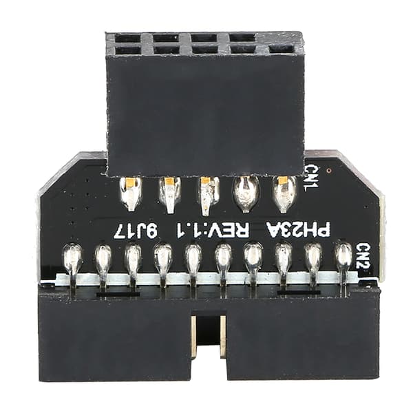 PH23A Bundkort USB 2.0 9Pin til USB 3.0 19P Plugin Konnektor Adapter (PH23A)