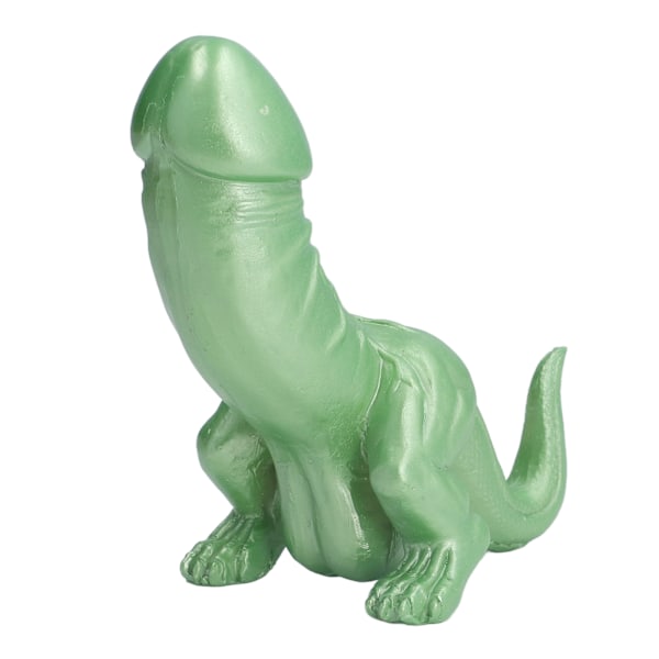 Dinosaur Ornament Høy Simulering Voksen Spoof Resin Dinosaur Dekorasjon for Hjemmedekorasjon Soverom Dekorasjon Grønn