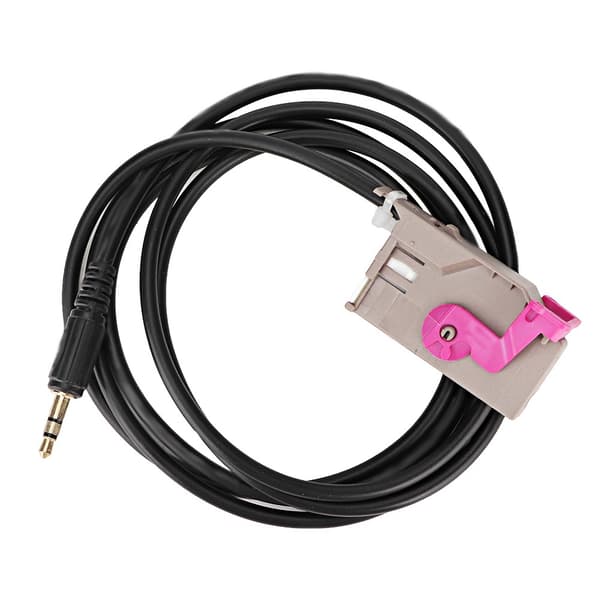 Aux 3.5mm Audio Jack 32-pin kabel for Audi A3 A4 A6 A8 TT RNS-E Navigasjon