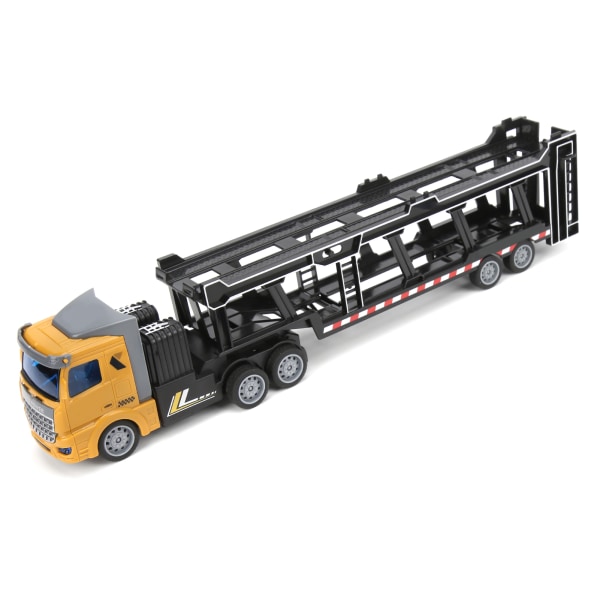 Lasten kuorma-autolelu malli 1:48 metalliseos Super Truck Vehicle Vehicle Simulation Transporter Model Lelut Keltainen metalliseos tekninen kuorma-auto (ei varustettu vaunulla)