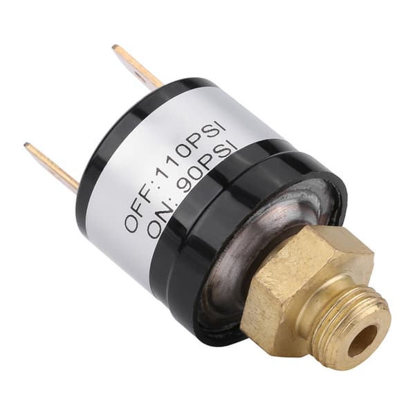DC12-36V 3A Universell Bil Luftkompressor Strömbrytare Lufttryck Kontroll Strömbrytare (90-110PSI)