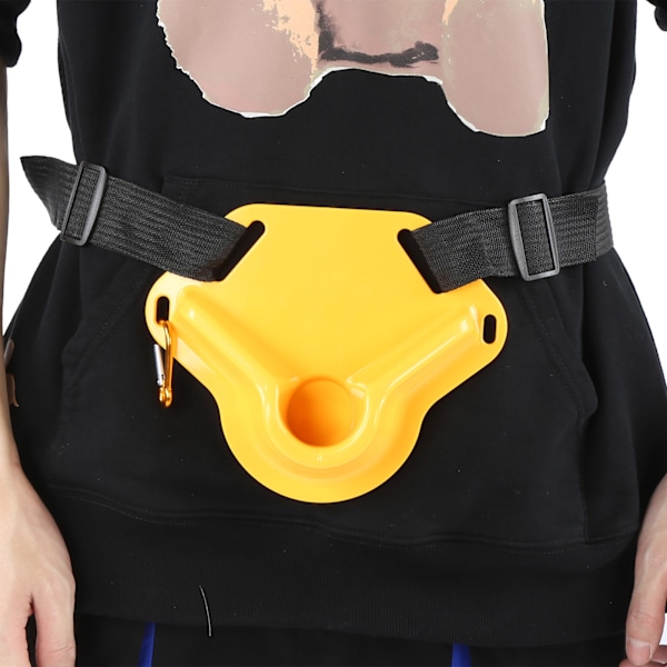 Bärbar sjöspö Belly Top Bälte Fiskespö Stång stöd tillbehör för båt Fishingyellow
