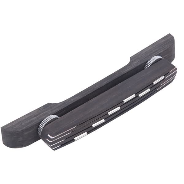GO104 Ebenholts Gitarrstall Jazzgitarrtillbehör med 6-punkts justerbar höjd 21~26mm