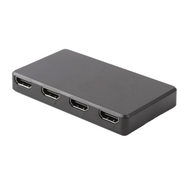 4K HD Multimedia Interface Splitter 1x4 1 in 4 Out HD Multimedia Interface Extender för PC-projektorer Svart
