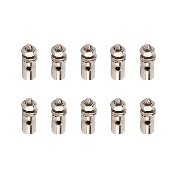 10st/set 1,3 mm Servo Push Rod Connector Justerbar Push Rod Connector Länkage Stopp