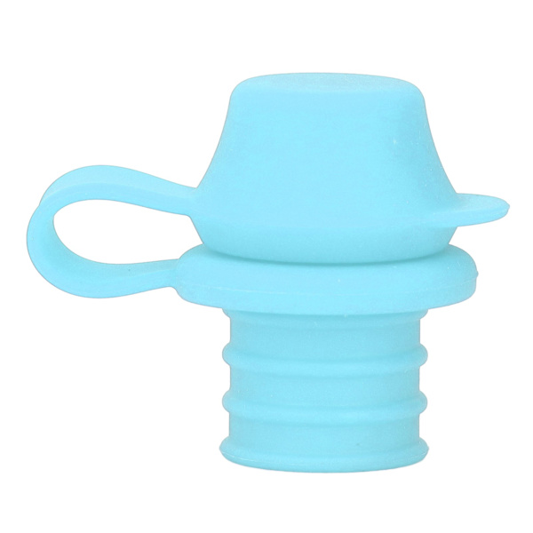 Baby Vannflaske Kork Silikonflasker Topp Tut Adapter Erstatning for Småbarn Barn Beskytter Barnas Munn Blå