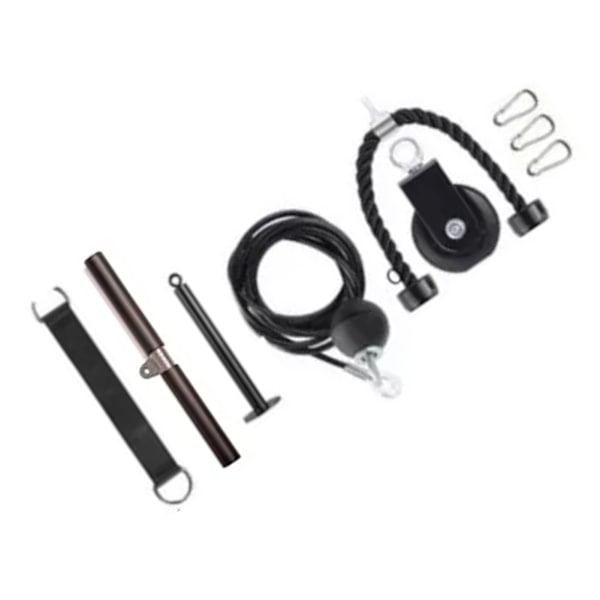 Vikt-kabel-remskivsystem Gym-kabel-remskivtillbehör Hemmagym-utrustning för underarms- och axelstyrketräning