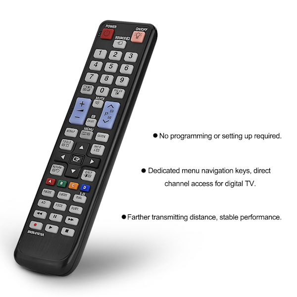 Udskiftningsfjernbetjening til Samsung Smart TV BN59-01015A